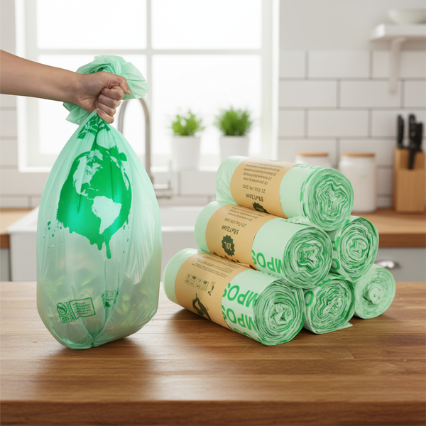 זומי שקיות אשפה אקולוגיות - 10 ליטר